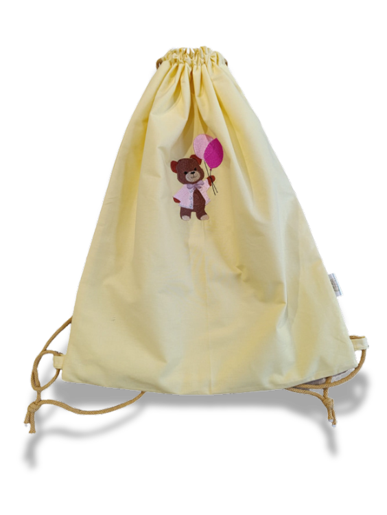 saculet galben cu urs