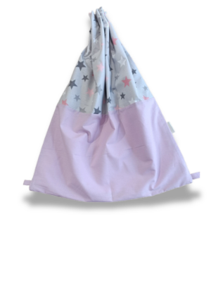 saculet mov cu stelute