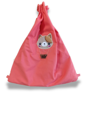 saculet pisica in nacela