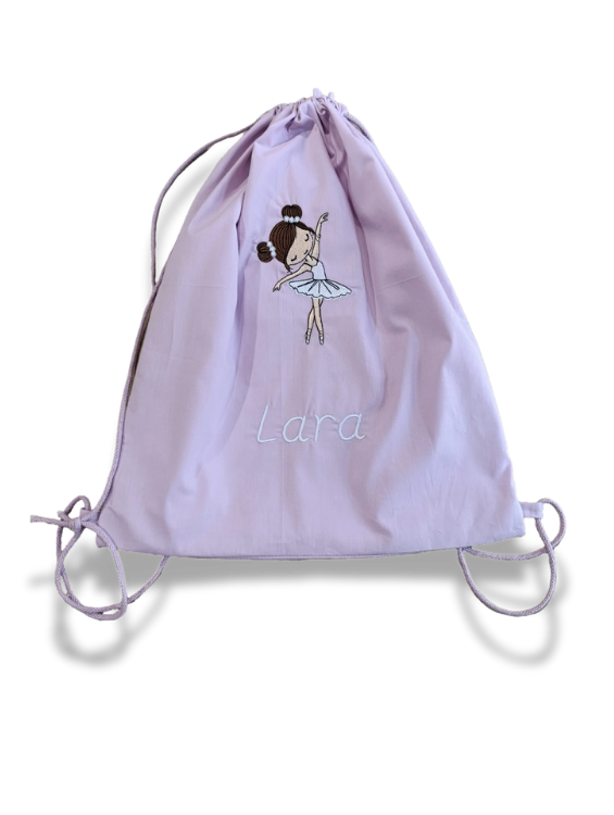 saculet personalizat cu balerina
