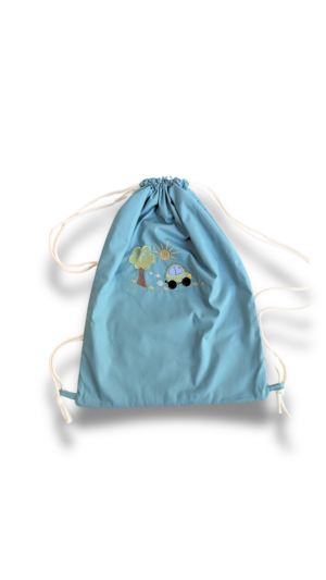 saculet cu masinuta si copacel